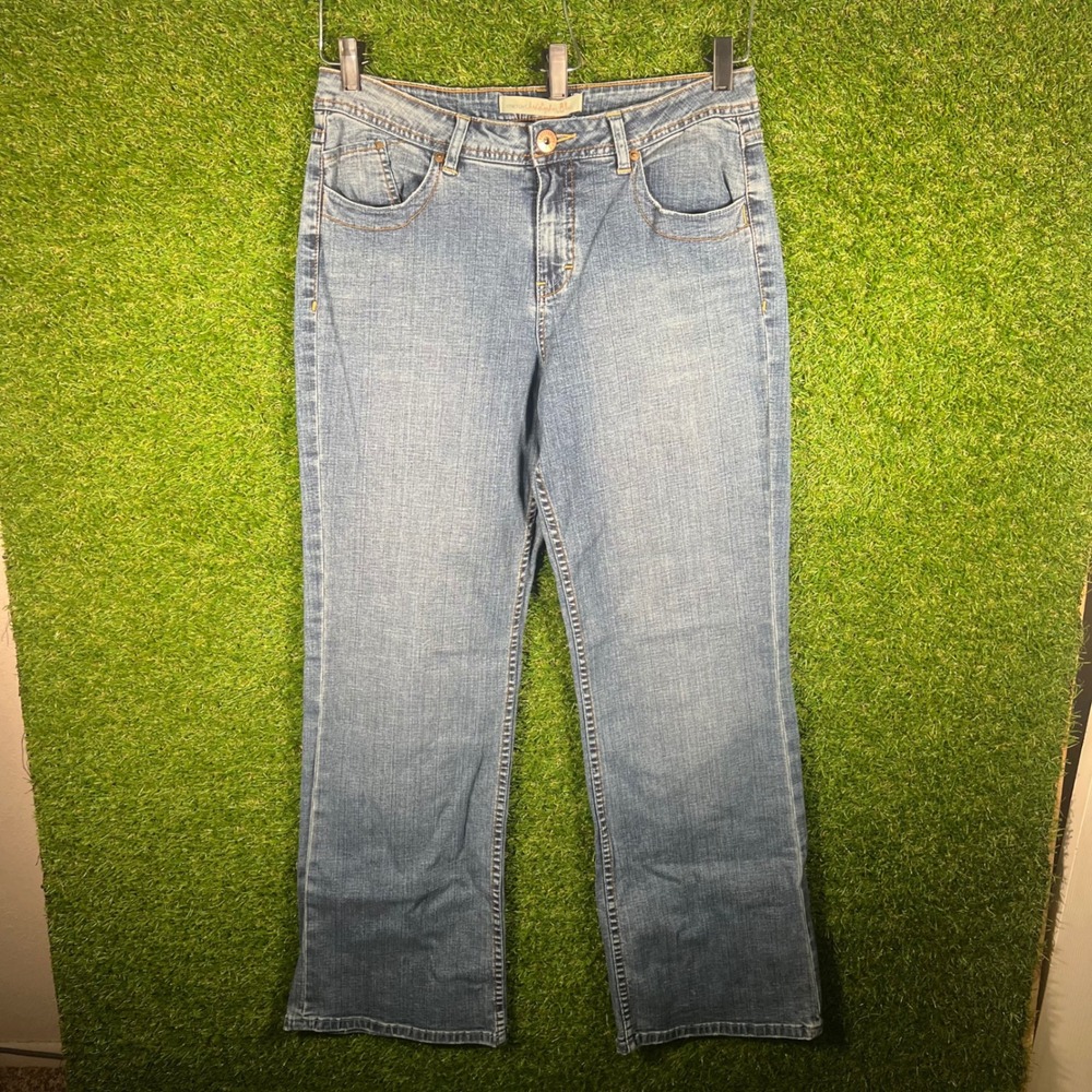 Christopher Blue Womens Size 14 Stretch Bootcut Jeans Medium Wash Blue